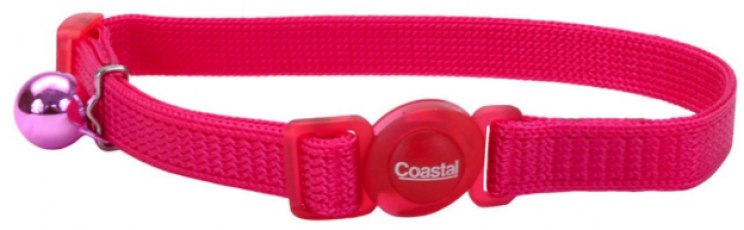 Collar Coastal Gato Safe Rosado Fuerte